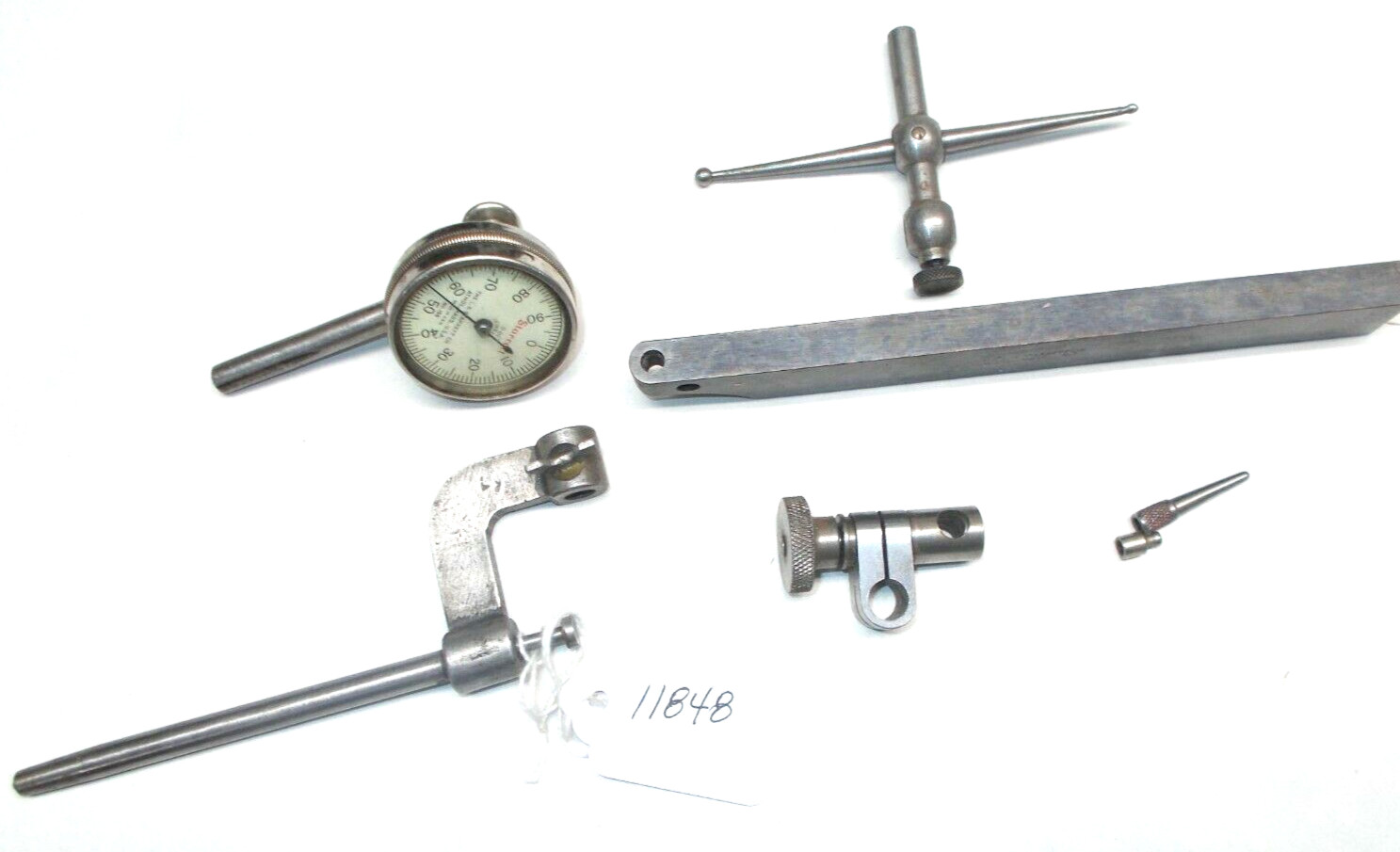 Test Indicator Set, L.S. Starrett Dial Test Indicator (.001") No. 196 Set, USA