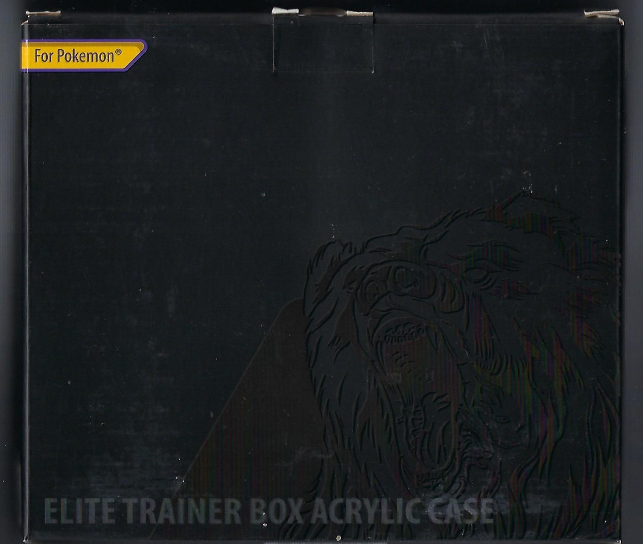 Bearish Acrylic Display Case  for Pokemon ETB Box Box