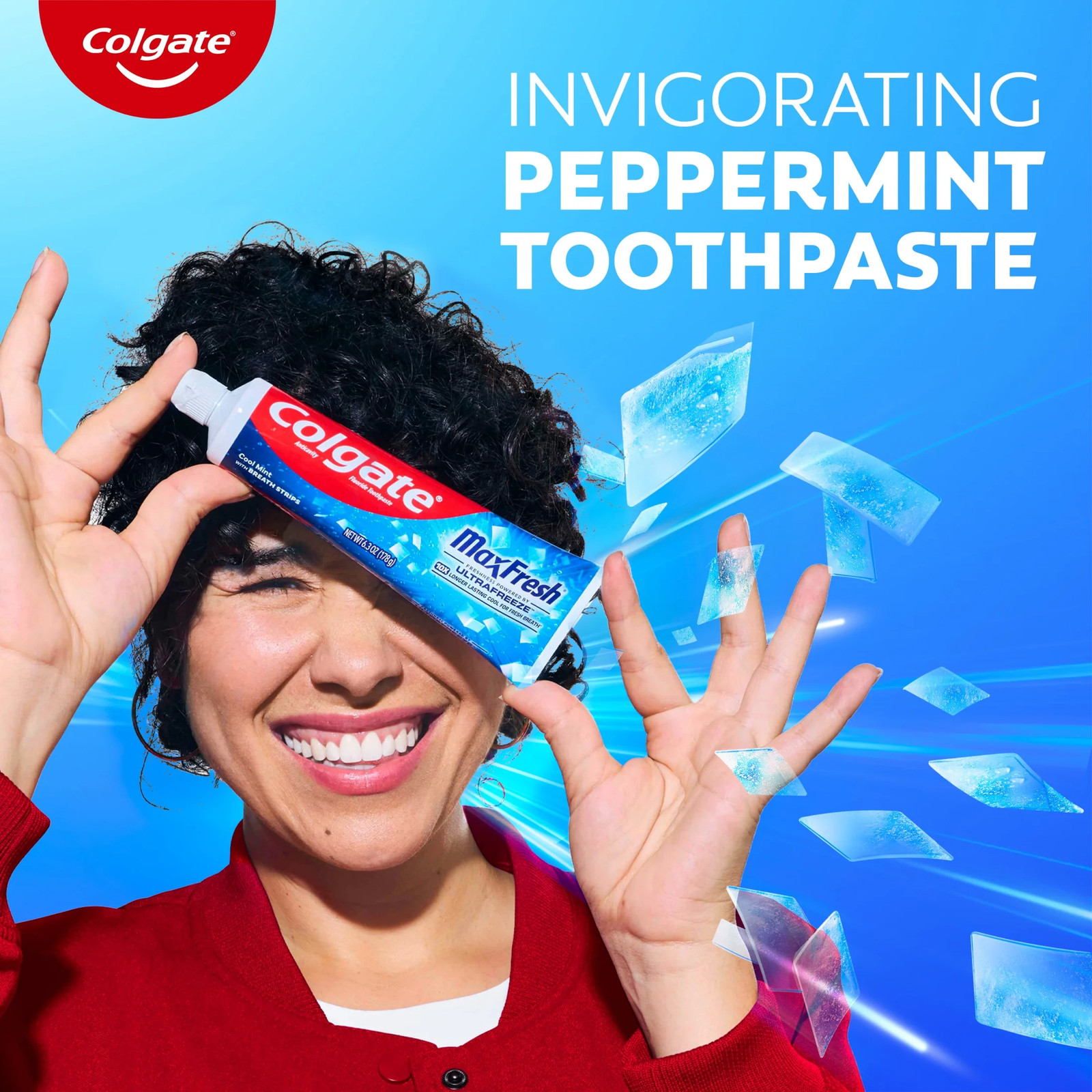(2 pack) Colgate MaxFresh Cool Mint Toothpaste, 3 Pack, 6.3 oz