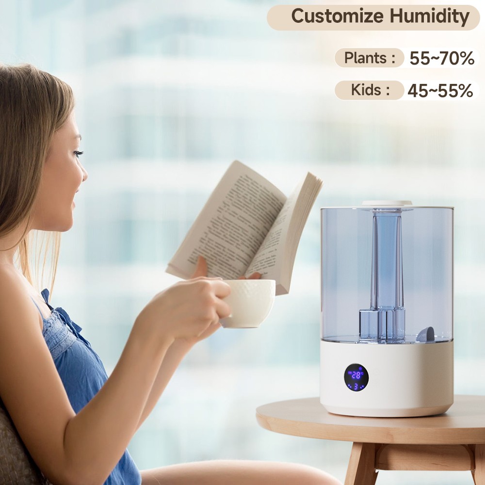Humidifiers 7.8L Cool Mist Top Fill Essential Oil Diffuser W/ UV sterilization