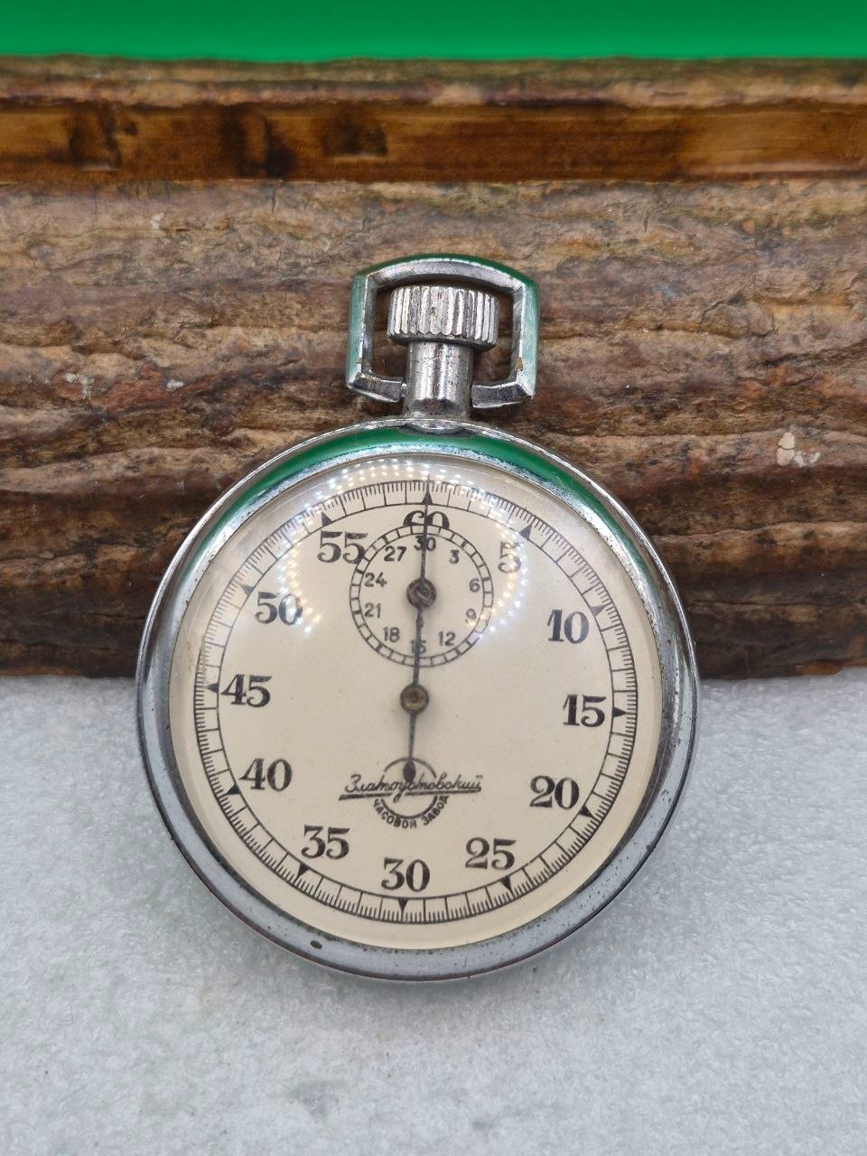 USSR stopwatch vintage mechanical Zlatoyst СHZ sport watch stopwatch