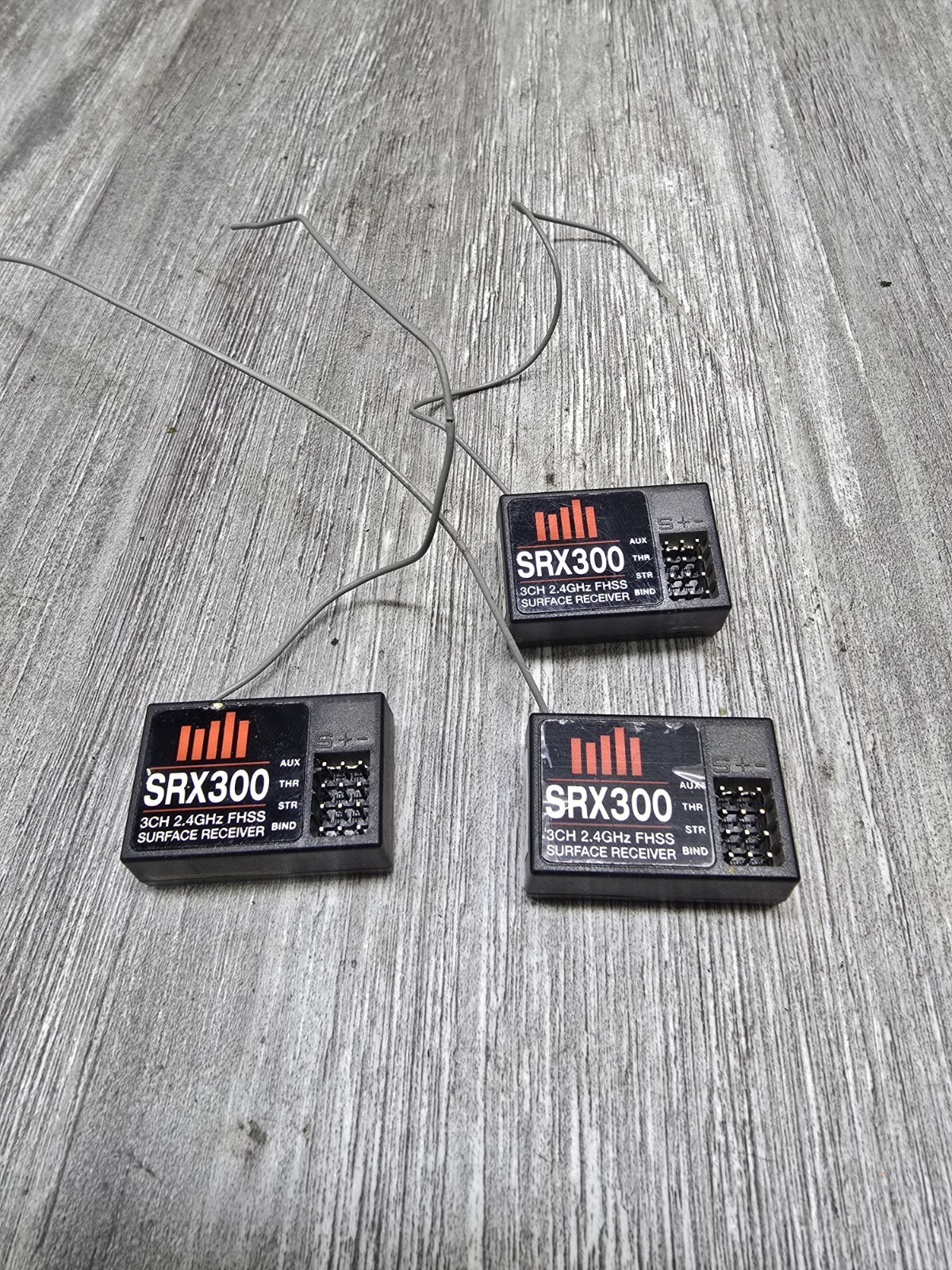 3 Spektrum SRX300 3-Channel 2.4Ghz (FHSS ONLY) Surface Receiver SPMSRX300