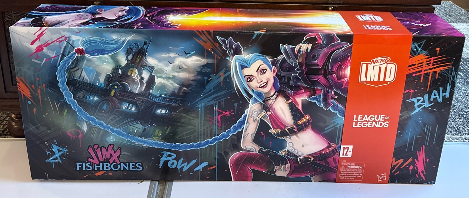 League of Legends NERF LMTD Jinx Fishbones Blaster  NEW