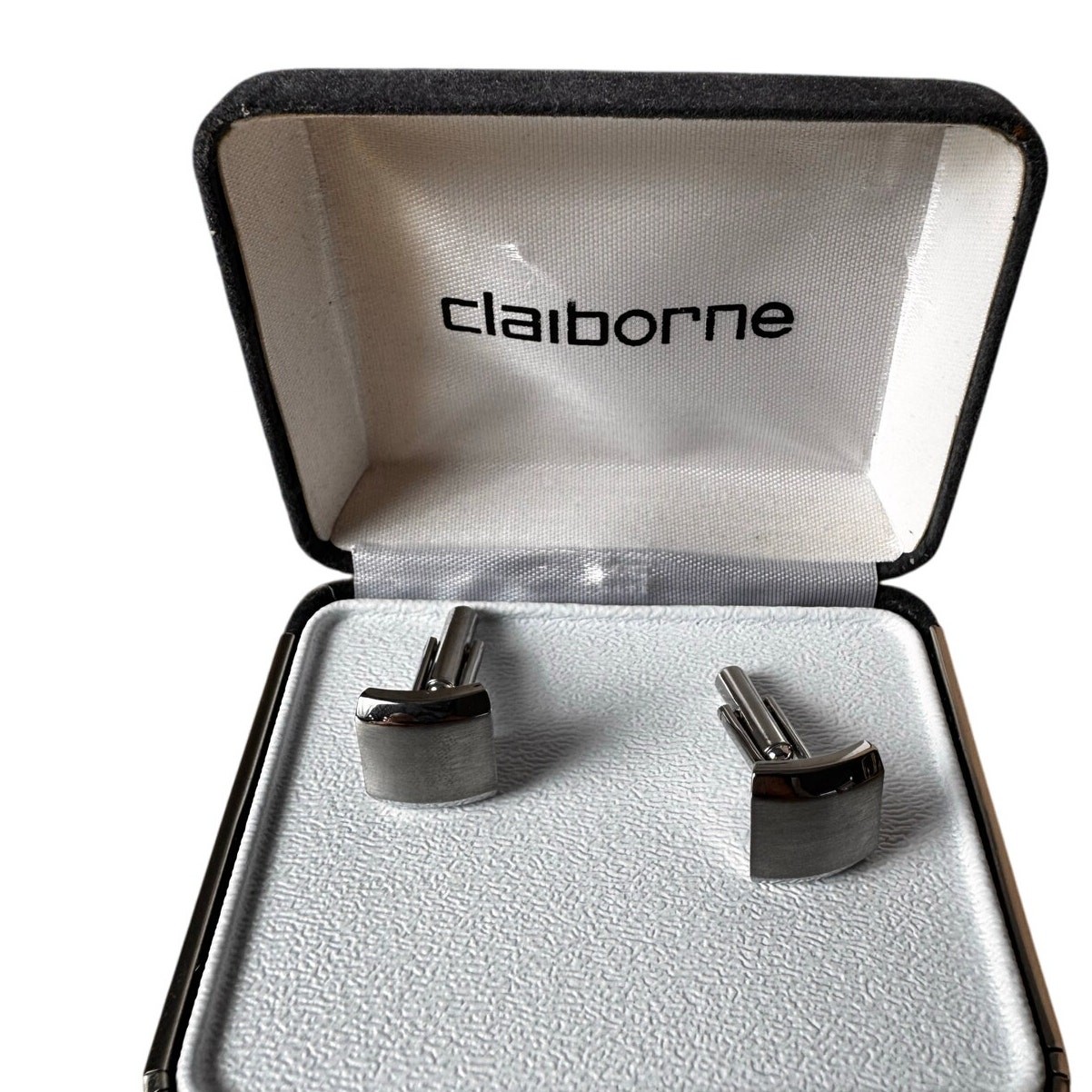 Claiborne Cufflinks Silver Color