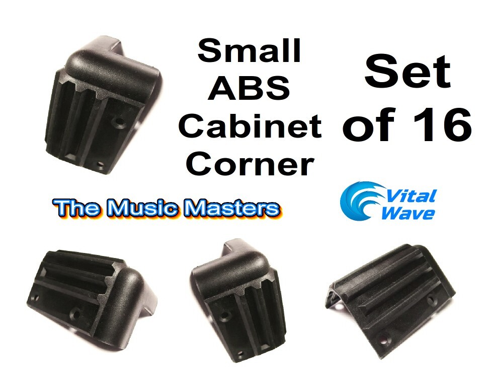 16X ABS Small Cabinet Corner Amp Rack Case DJ Home Speaker Box Bumper Protector