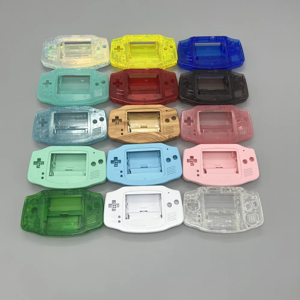 For Nintendo Gameboy Advance Shell Housing Transparent Clear Game Boy GBA Cover