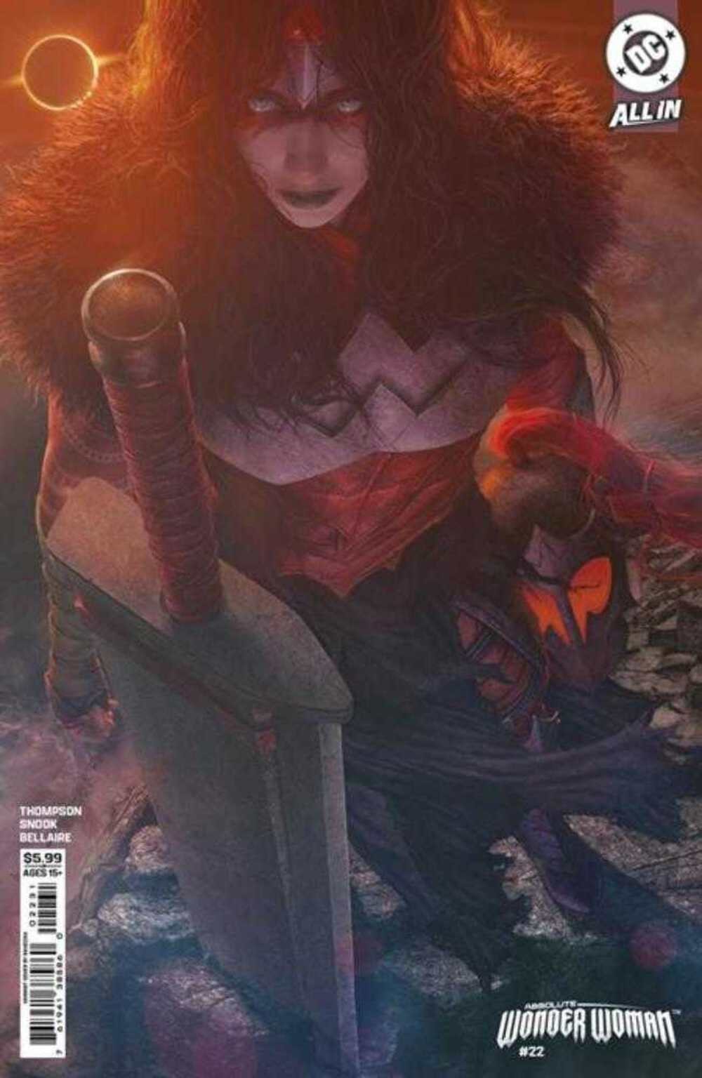Absolute Wonder Woman #22 Cover C Rahzzah Card Stock Variant