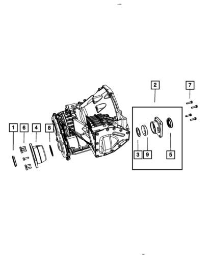 Genuine Mopar 2001-2020 Chrysler Town & Country Differential Case Seal 4567496AC
