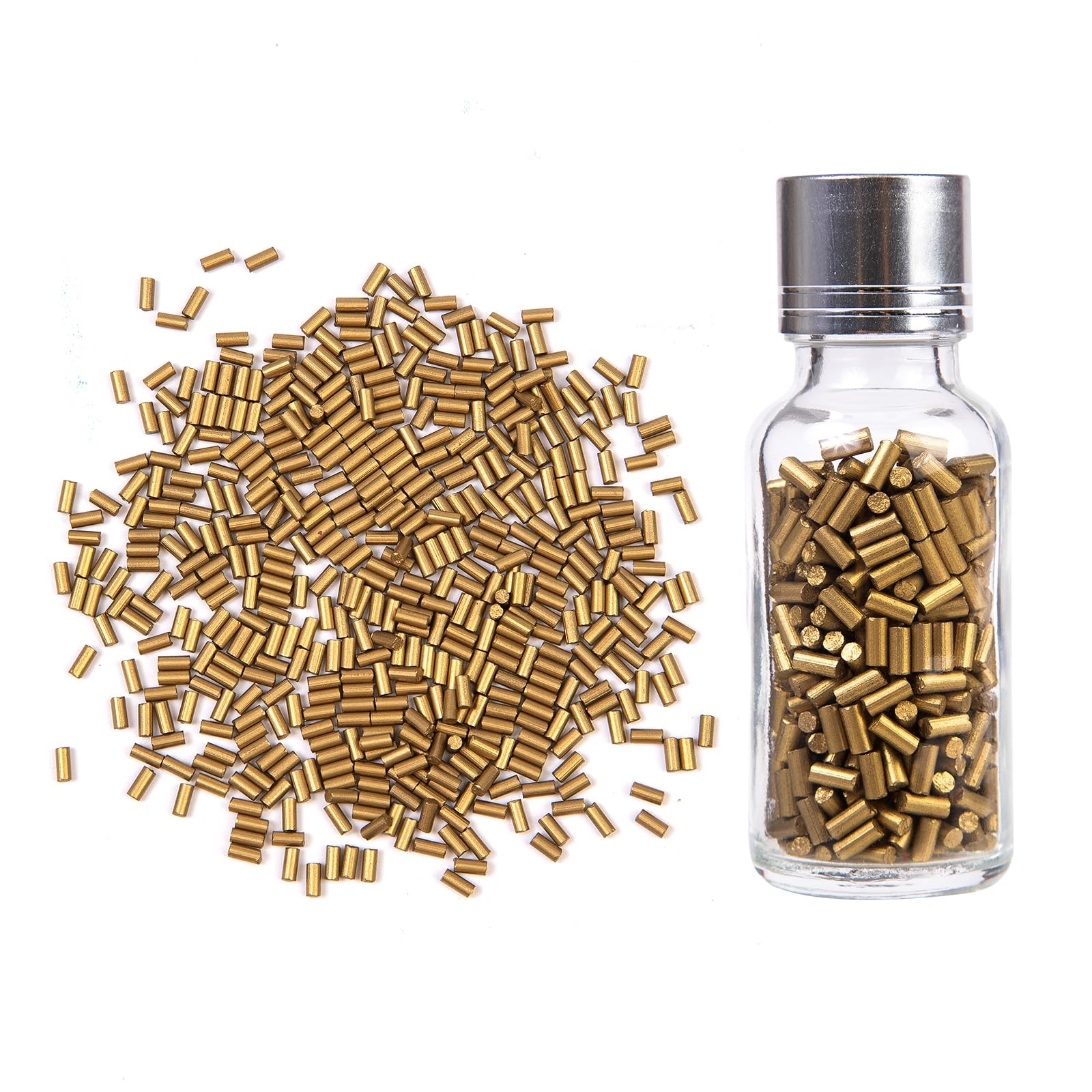 500Pcs Gold Flint Refills for Lighter, Flints for Lighters, Flint Stone for P...