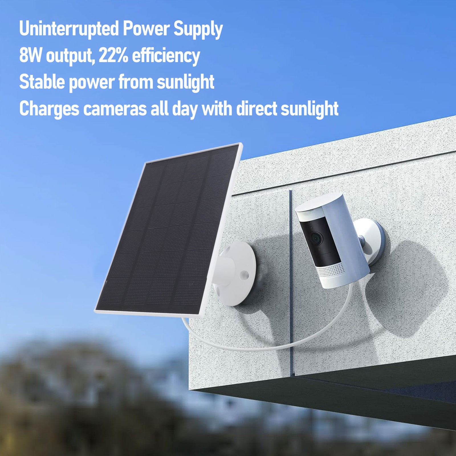 8W Solar Panel For Bird Feeder Camera RDJS ZFTQ