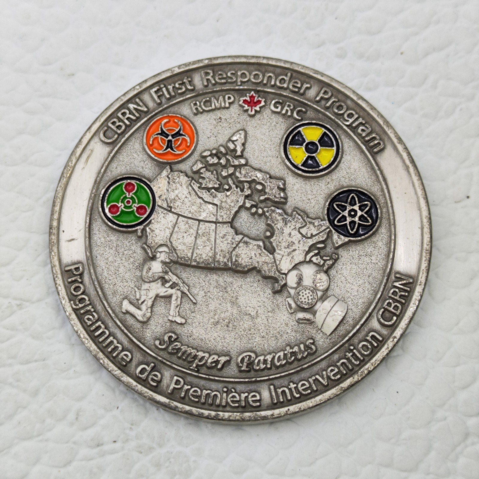 RCMP CBRNE Operations First Responder Program Challenge Coin
