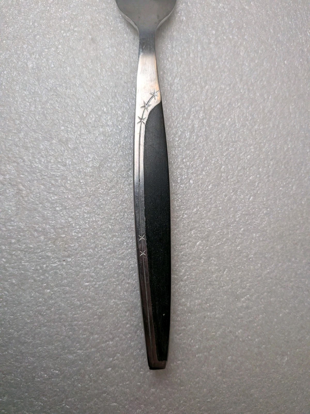 Mar-Crest Ebony Elegance Black Flatware Star Pattern Ladle Fork Spoon MCM Japan