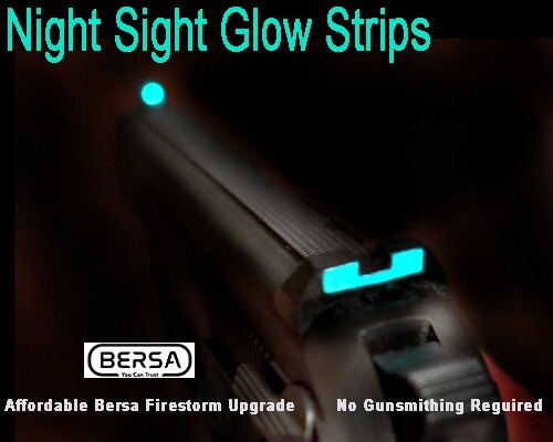 Affordable Sights Upgrade for Fixed Gun Sights NIGHT SIGHT GLOW STRIPS Free S&H