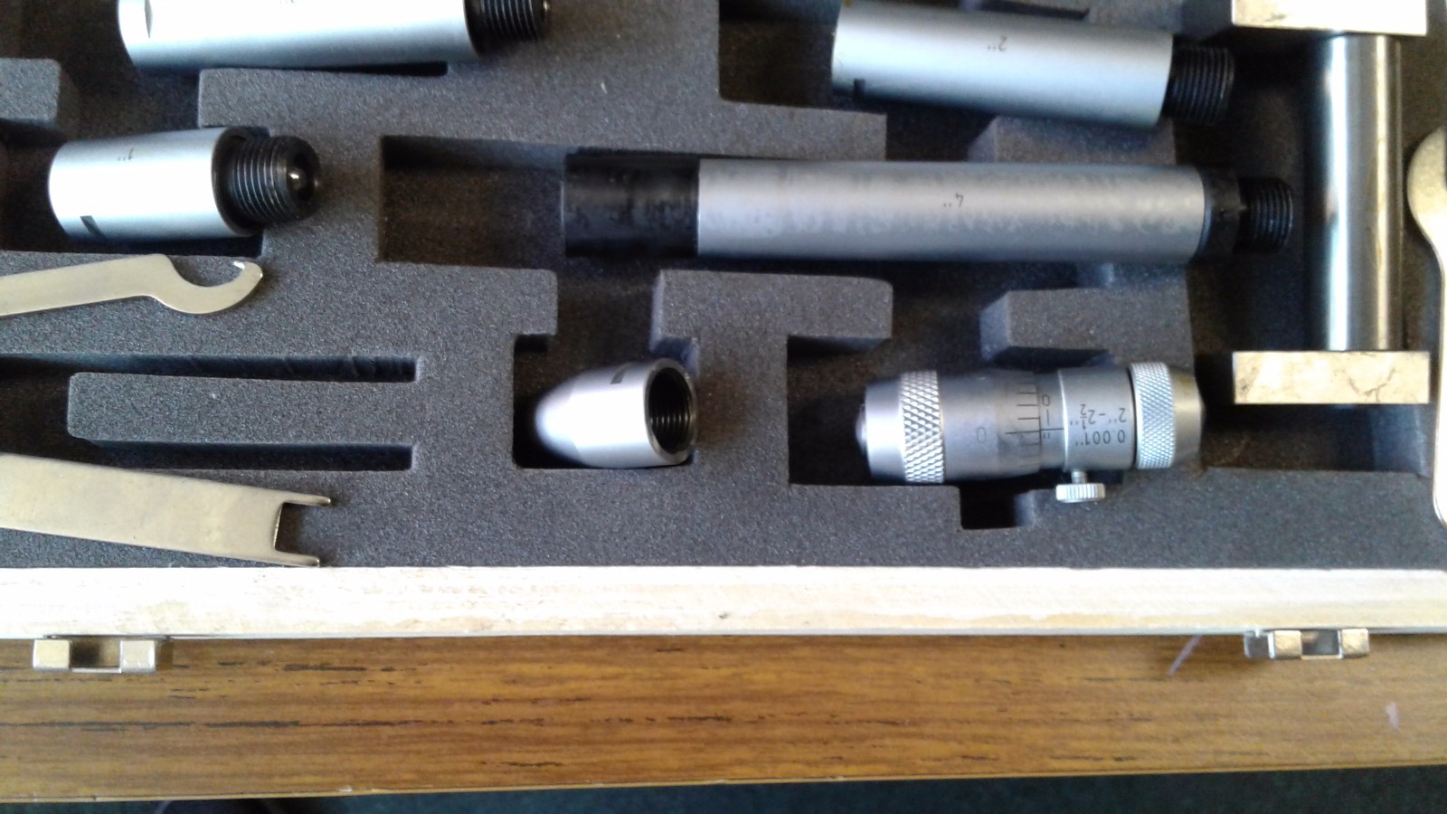 2 - 20" PRECISION INSIDE MICROMETER #400-220-NEW