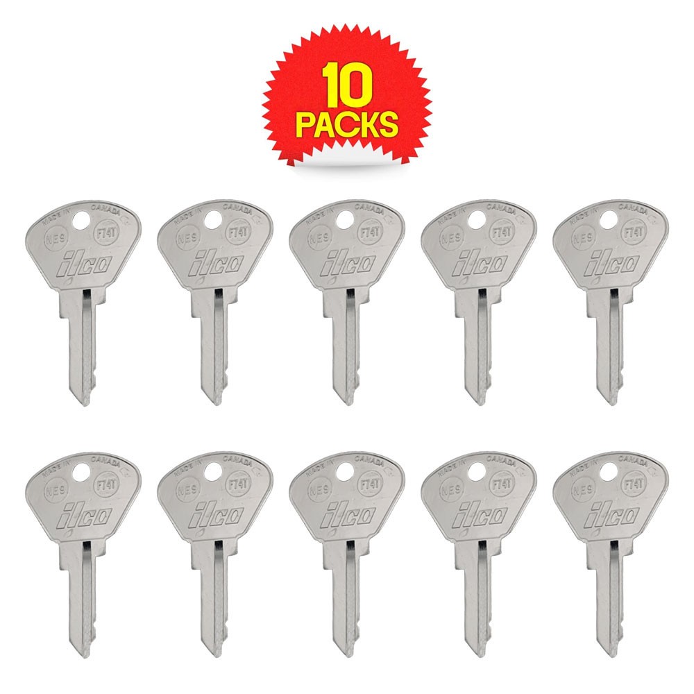 F74T / NE9 Key Blank Nickel