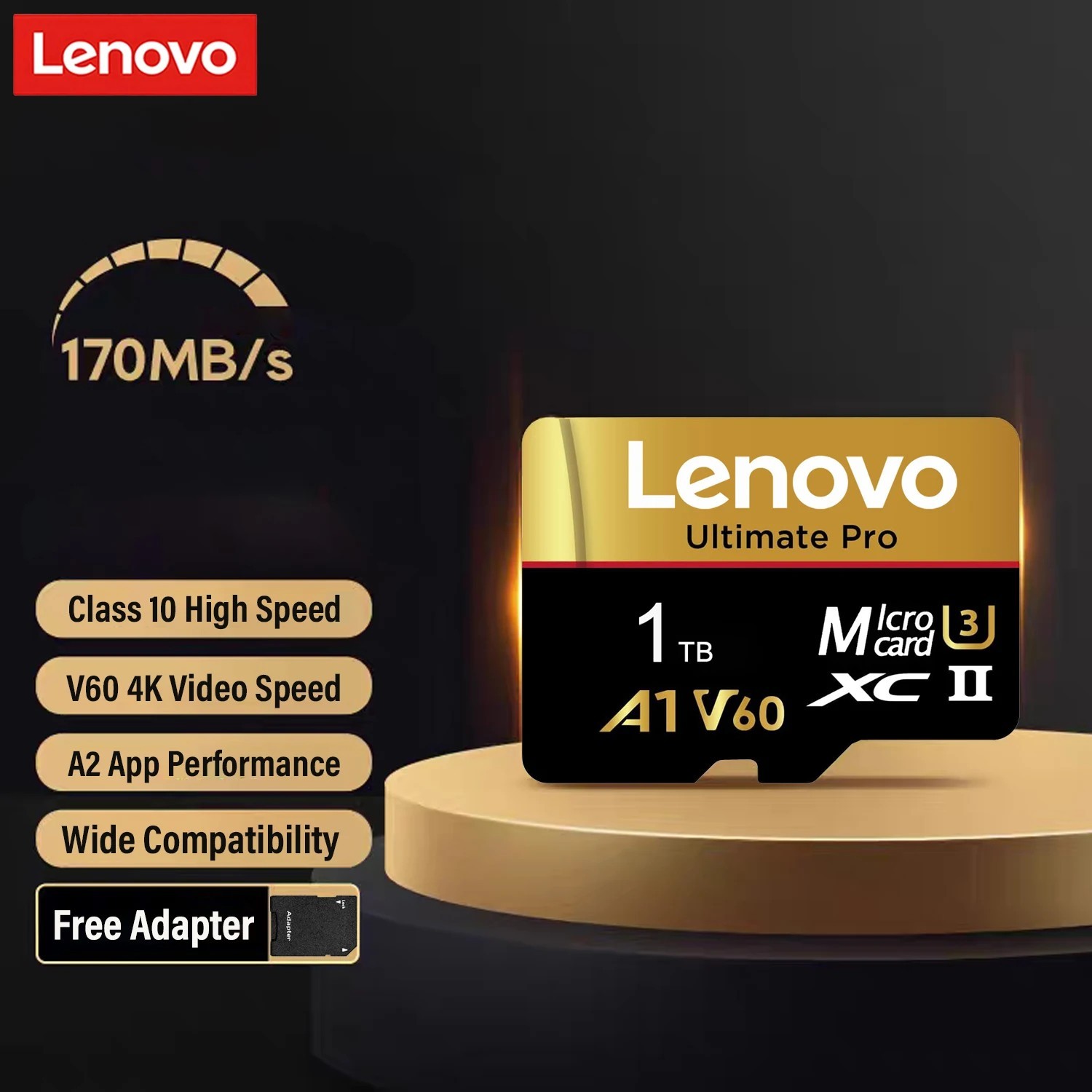 1TB 512GB 256GB 128GB Micro TF SD Card High Speed Class Flash Memory