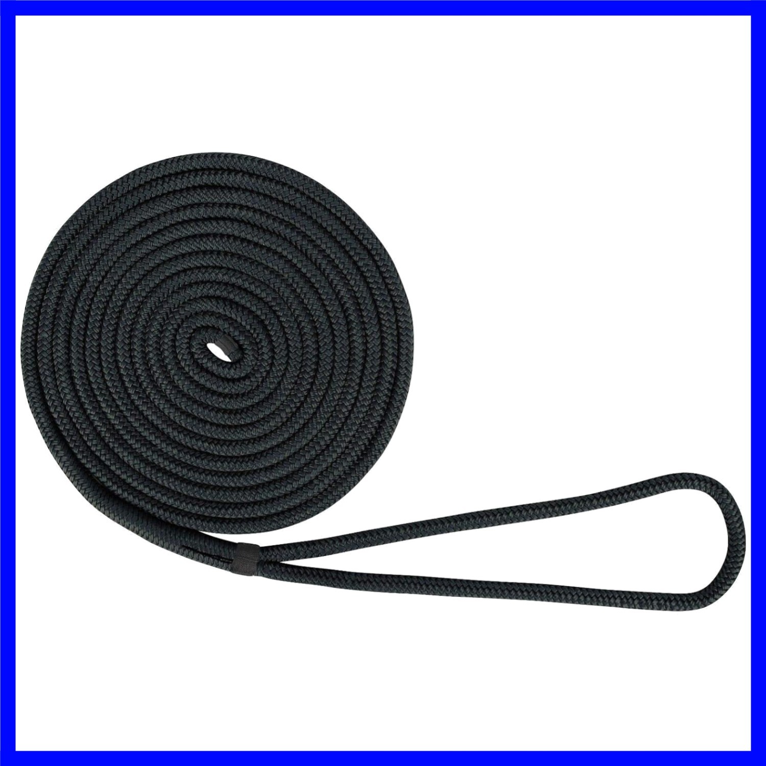 Durable 20' Nylon Double Braided Dock Line - UV & Oil Resistant 3350 lbs Load