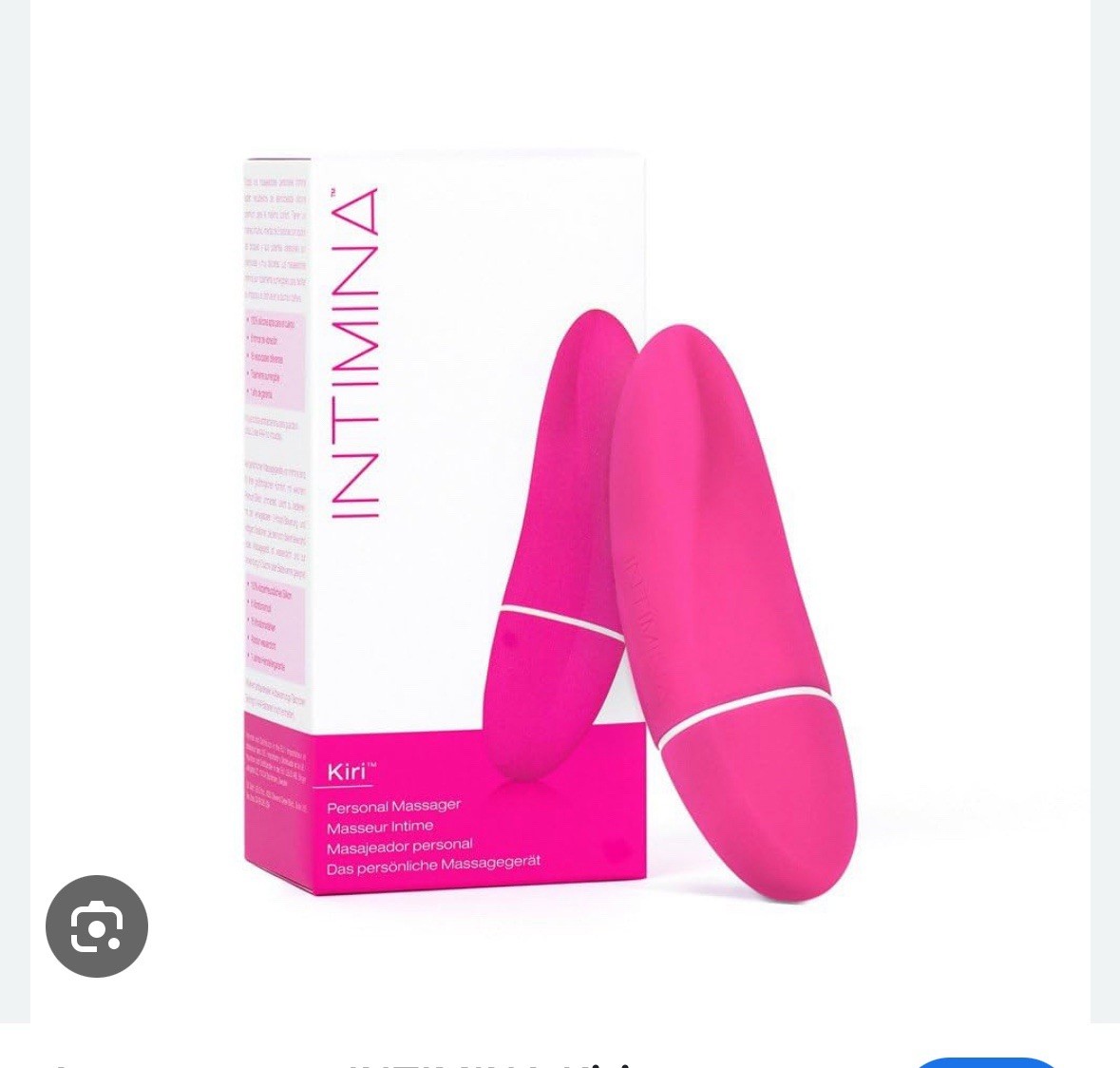 Intimina Kiri Vibrator Personal Massager Waterproof  Pink