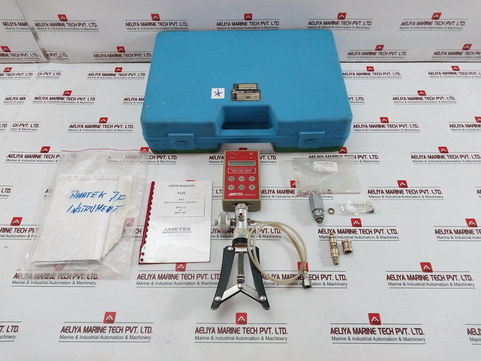 AMETEK MPC Marine Pressure Calibrator Kit 15 BAR/200 PSI