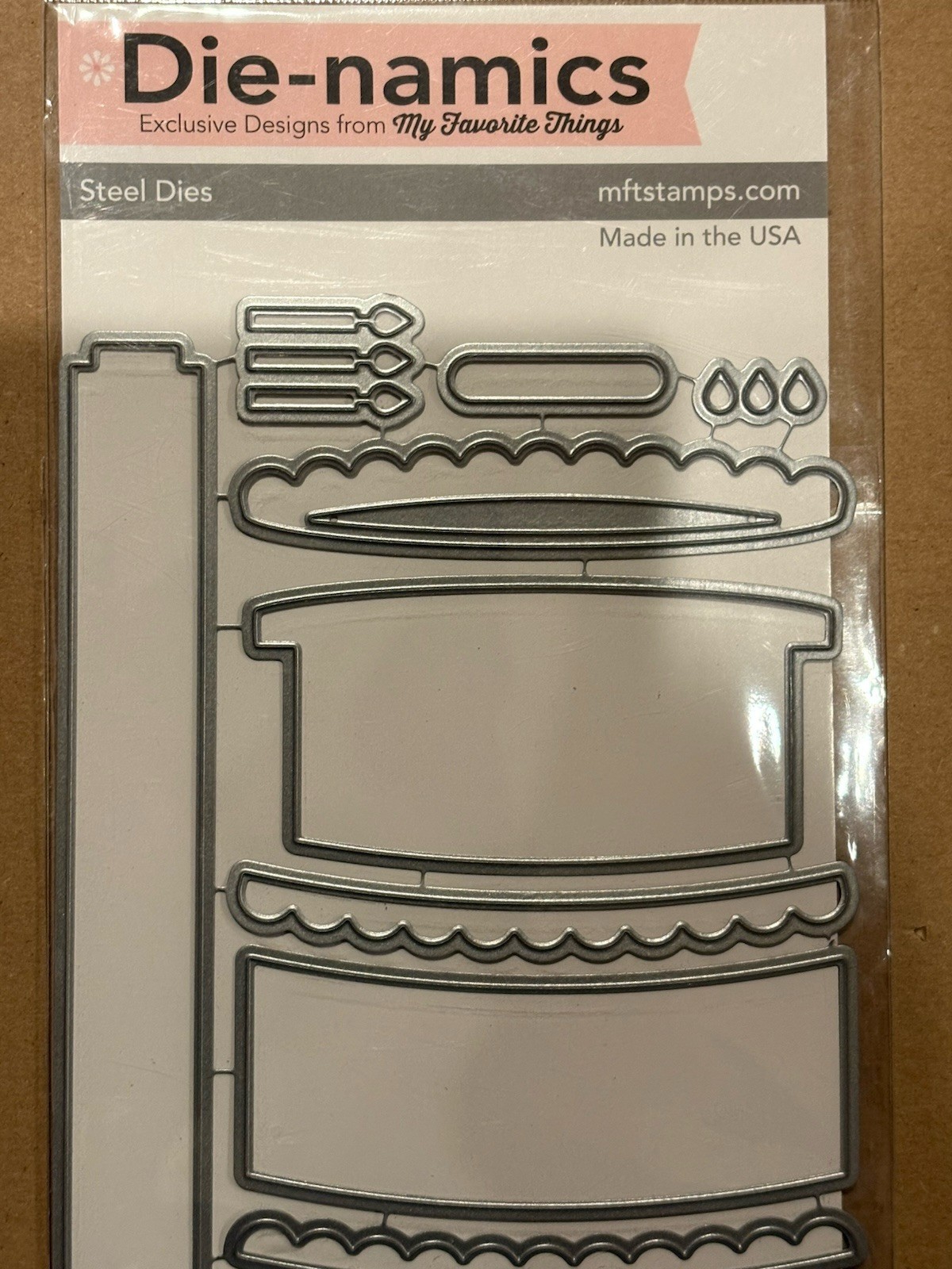 Die-Namics Steel Cutting Die Bring On The Cake