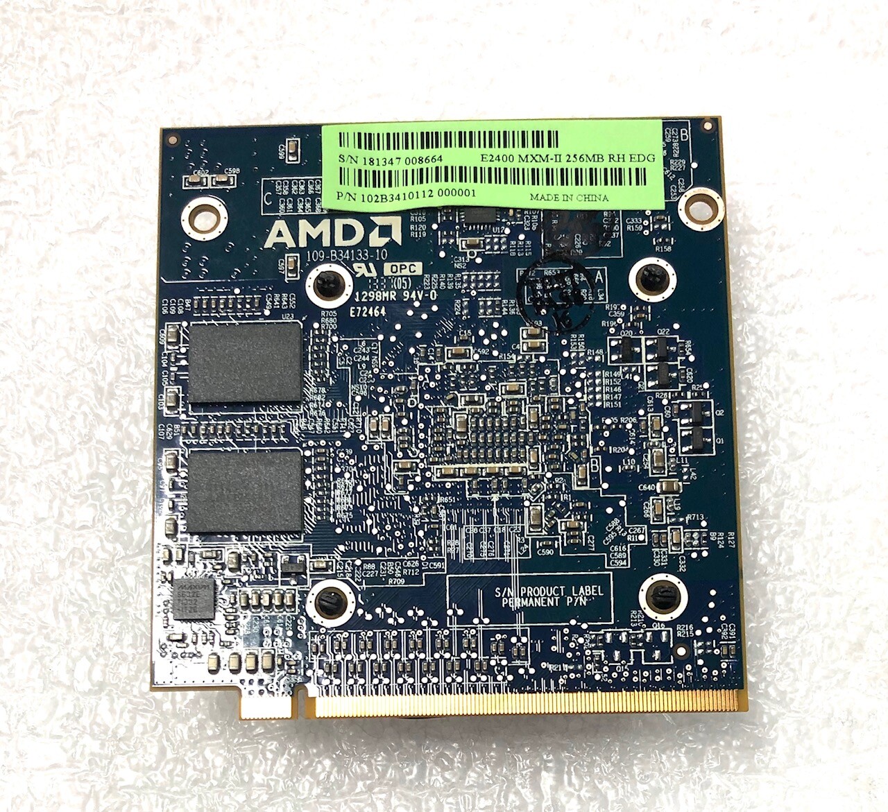 AMD 102B3410112 Radeon E2400 256MB MXM II Embedded Graphics Processor new!