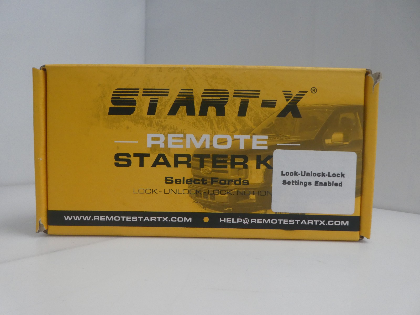 Start-X Remote Starter Kit for Fords Lock-Unlock-Lock Settings Enabled, New