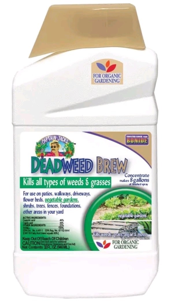 Bonide Captain Jack's Deadweed Brew, 32 oz Concentrate Weed Grass Killer Organic