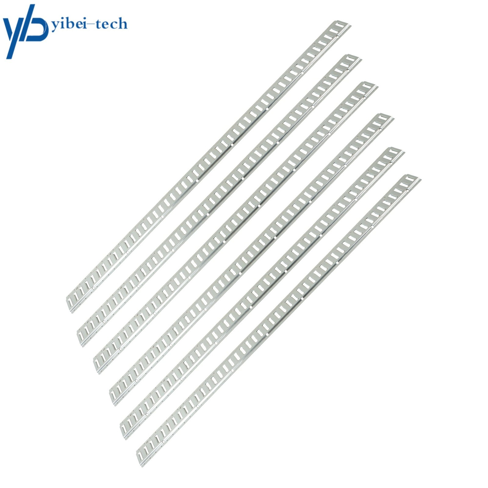 6 Pack 8' E-Track Trailer Tie-Down Rails Galvanized Horizontal For Trucks New