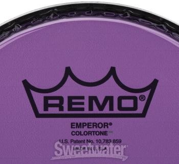 Remo Emperor Colortone Purple Drumhead - 6-inch