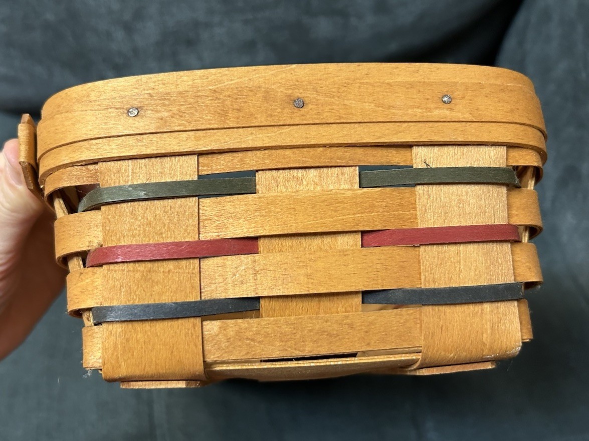 Longeberger Basket. Rectangular 14.5” X 7.5” X 4”.