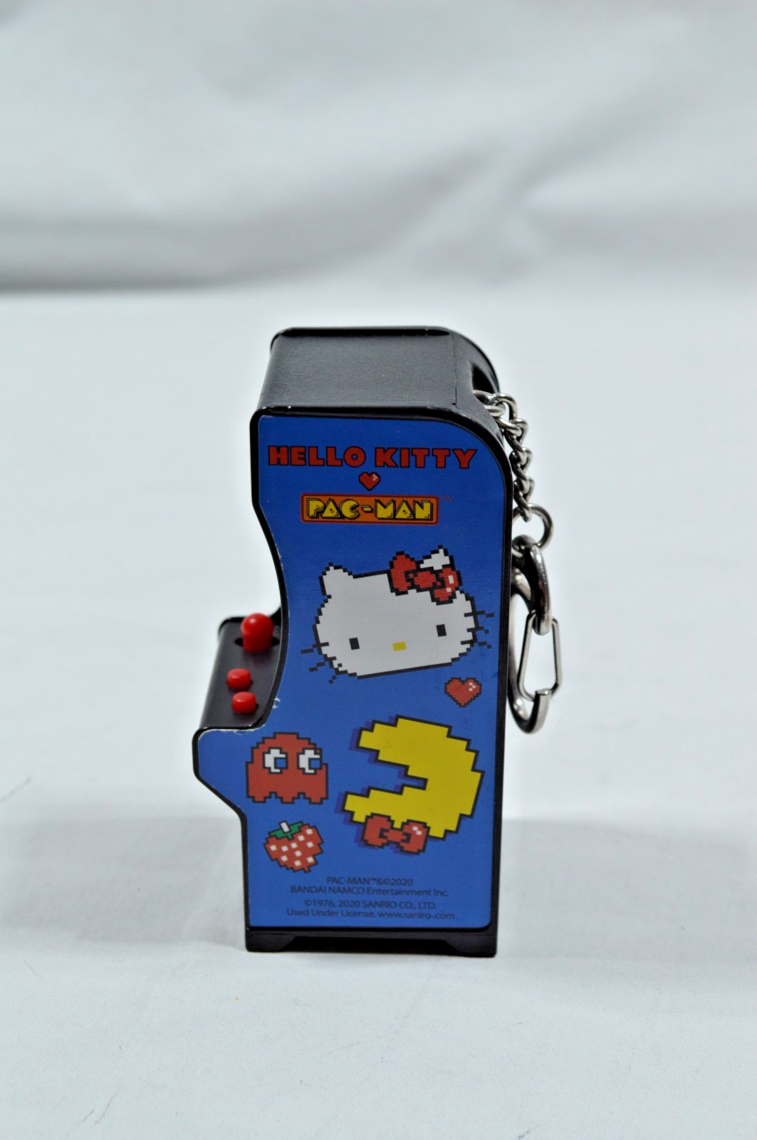 Super Impulse Tiny Arcade Hello Kitty x Pac Man Keychain *RARE - WORKS!*