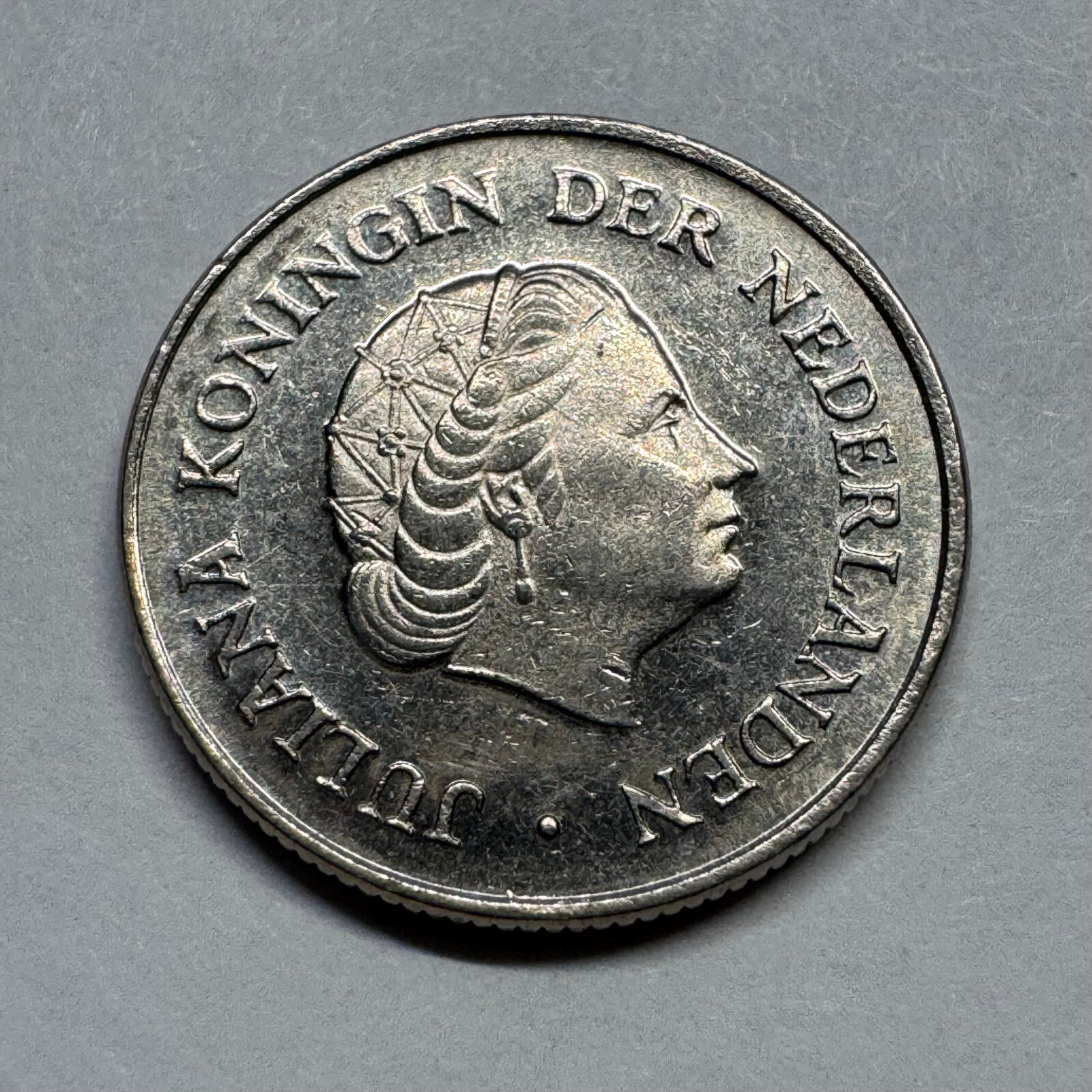1977 Netherlands 25 Cents - Beautiful Coin - #B-034