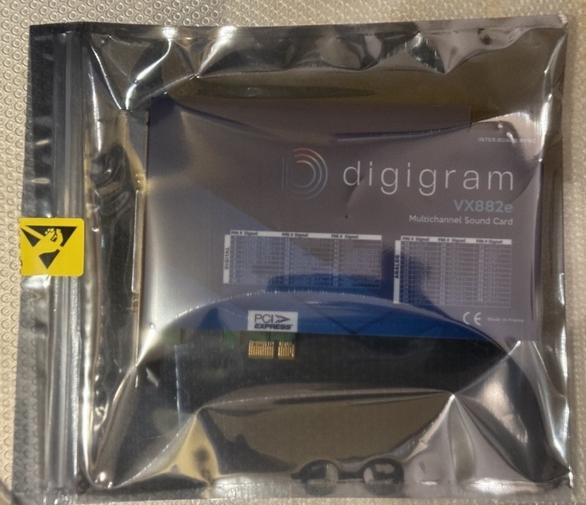 Digigram VX882e 8 Channel Analog/AES Digital 24-Bit/192kHz Broadcast Sound Card
