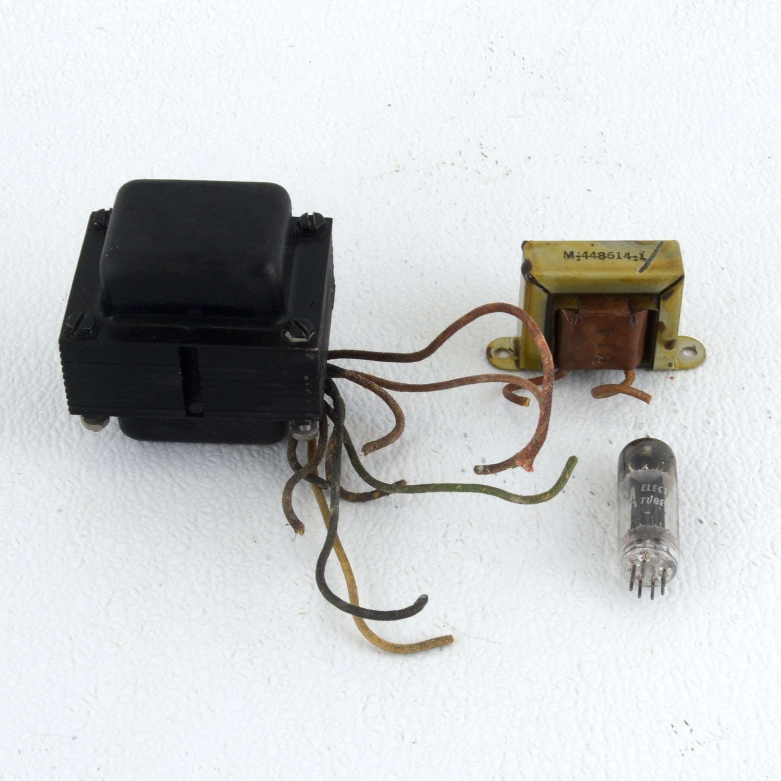 Tube Amp Power Supply Parts Lot - Transformer, Filter Choke, 6X4 Rectifier