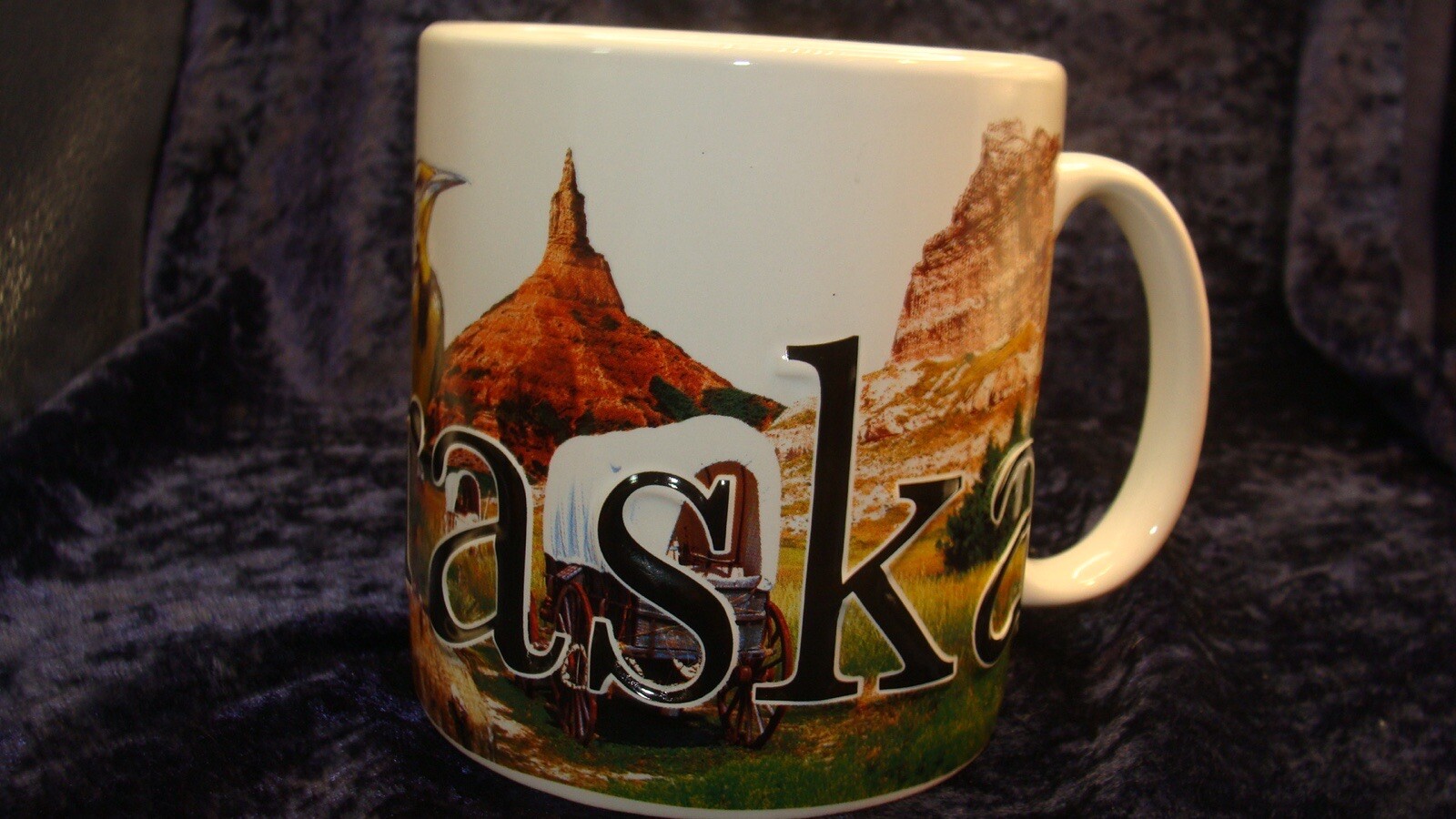 NEBRASKA MUG ~ Embossed & 3D ~ 2022 ~ 4” ~ EXCELLENT CONDITION ~