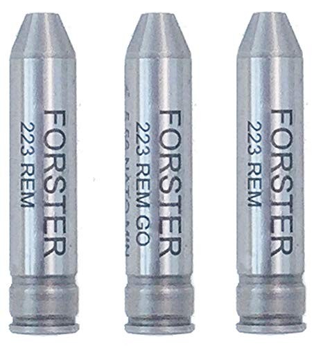 Forster Products .223 Rem GO, NO-GO, & FIELD Headspace Gauge Set SAAMI
