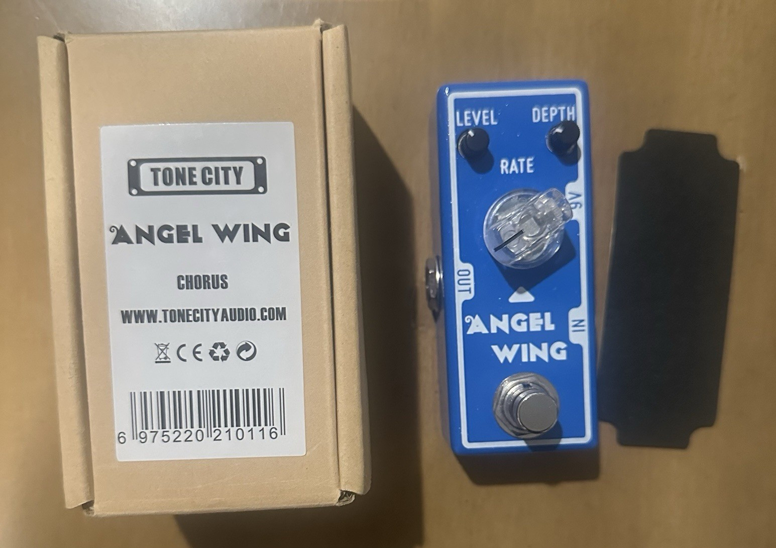 Tone City Angel Wing Analog Chorus Effects Pedal for Electric Guitar