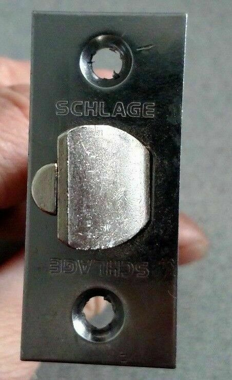 SCHLAGE DEAD LATCH FOR TUBULAR LOCK 2 3/4" BACKSET US26D LOOK CAREFULLY PICTURES