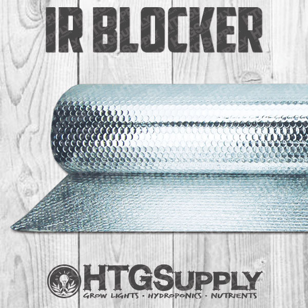 IR BLOCKER 25', 50', 100' Ft. ROLLS HYDROPONIC GROW ROOM THERMAL SHIELD LINER