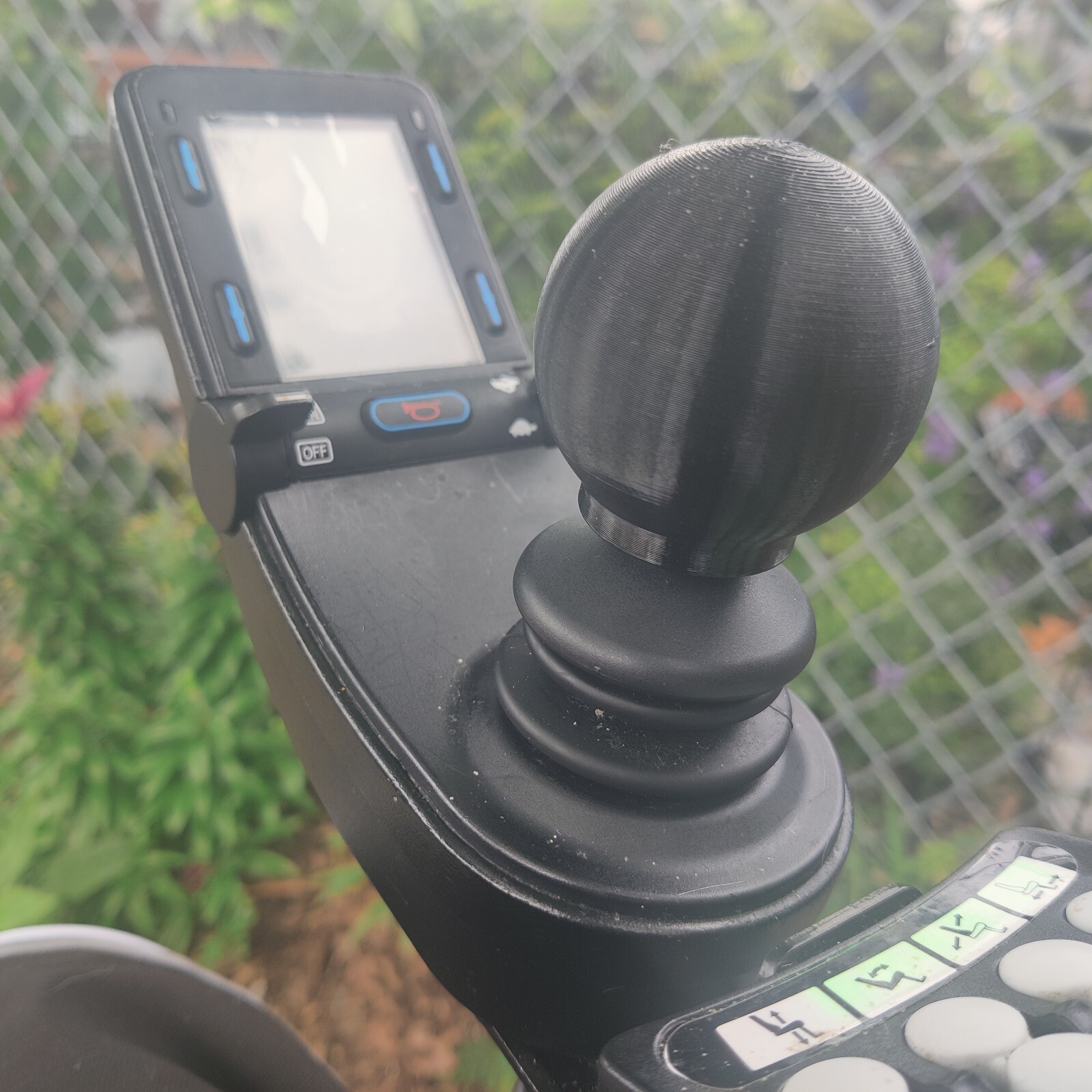 Ergo Ball- Joystick 1/4 Wheelchair Power Chair Scooter knob Replacement