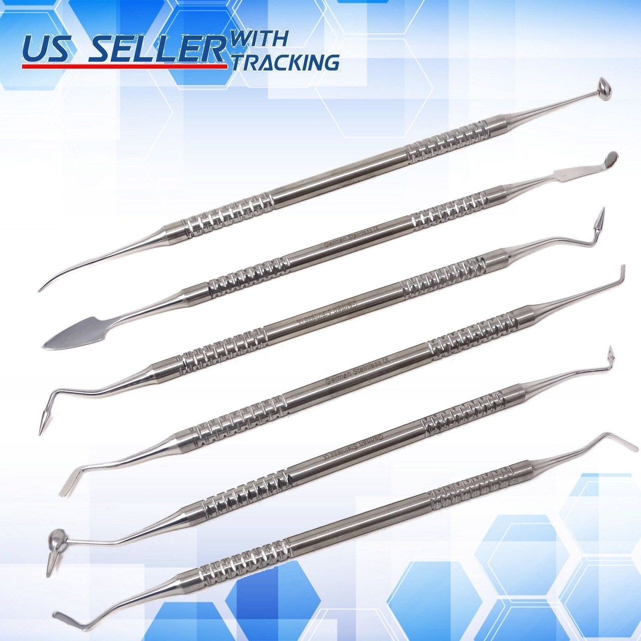 6x Wood Carving Tools Micro Chisel Tips Tools Set Engraving Stainless Steel