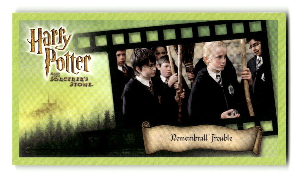 2001 Harry Potter and the Sorcerer's Stone Trading Card #75 Remembrall Trouble