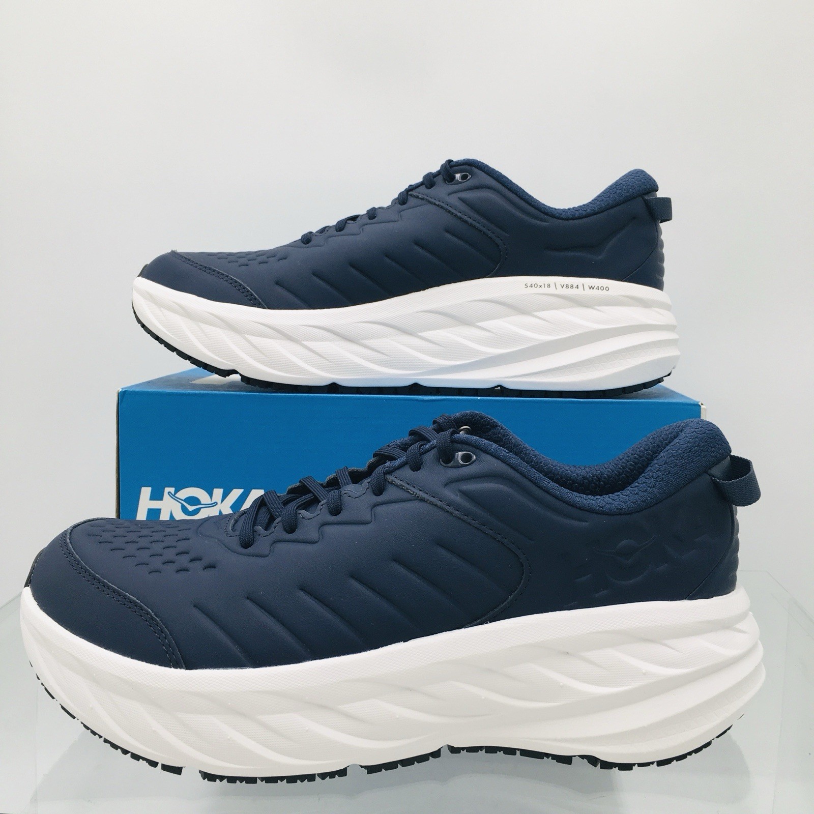 Hoka One One Bondi SR - Outer space/ White - Men’s Running Shoes 12 D