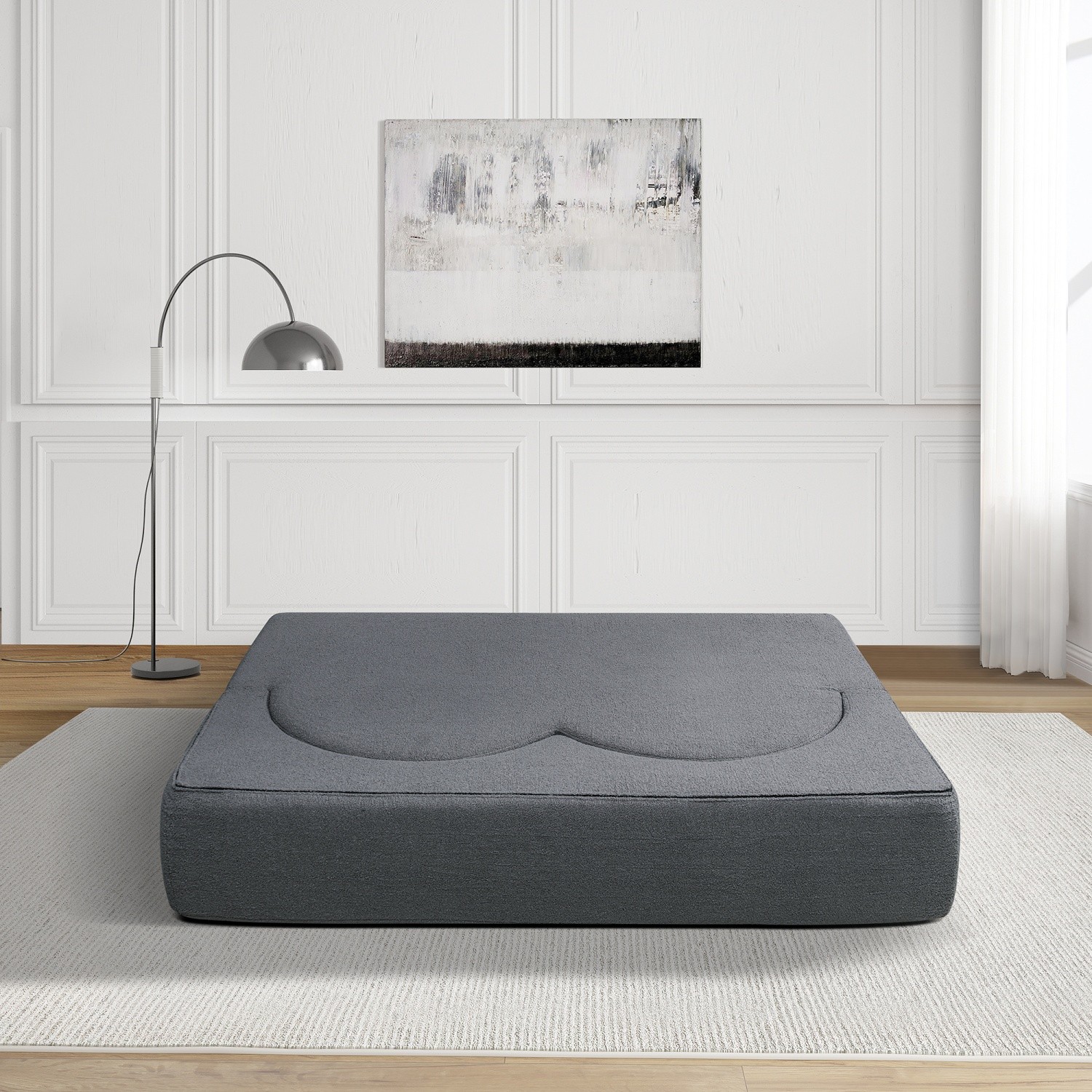 Foldable Convertible Sofa Bed 3-in-1 Floor Futon Double Lounger Chairs Sleeper