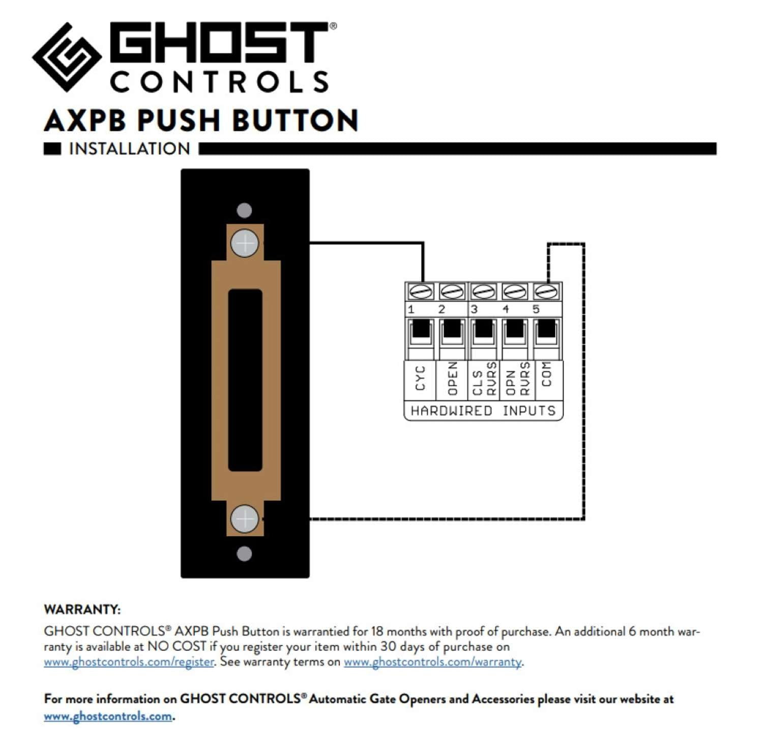 Ghost Controls Wireless Gate Opener Activation Kit Low Voltage Compatible