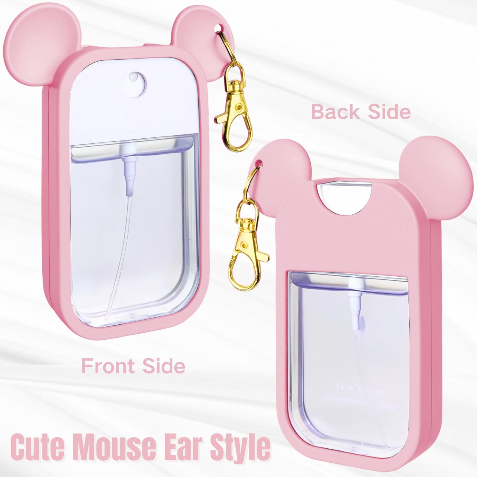 Mouse Design Silicone Case Compatible withHand Sanitizer Spray 1