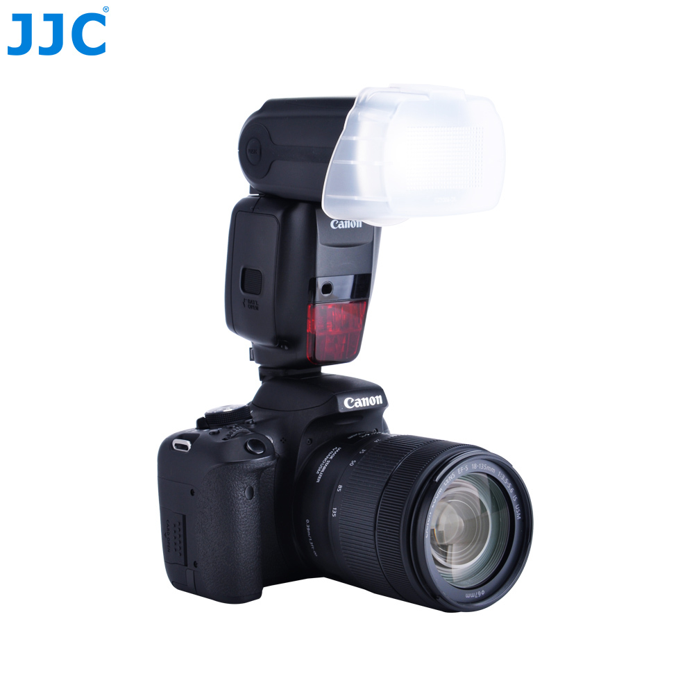 JJC Flash Bounce Diffuser Cap Softbox for Canon Speedlite 600EX II-RT as SBA-E3