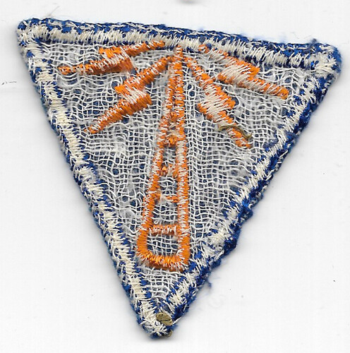 WWII AAF Radio Specialty Twill Patch