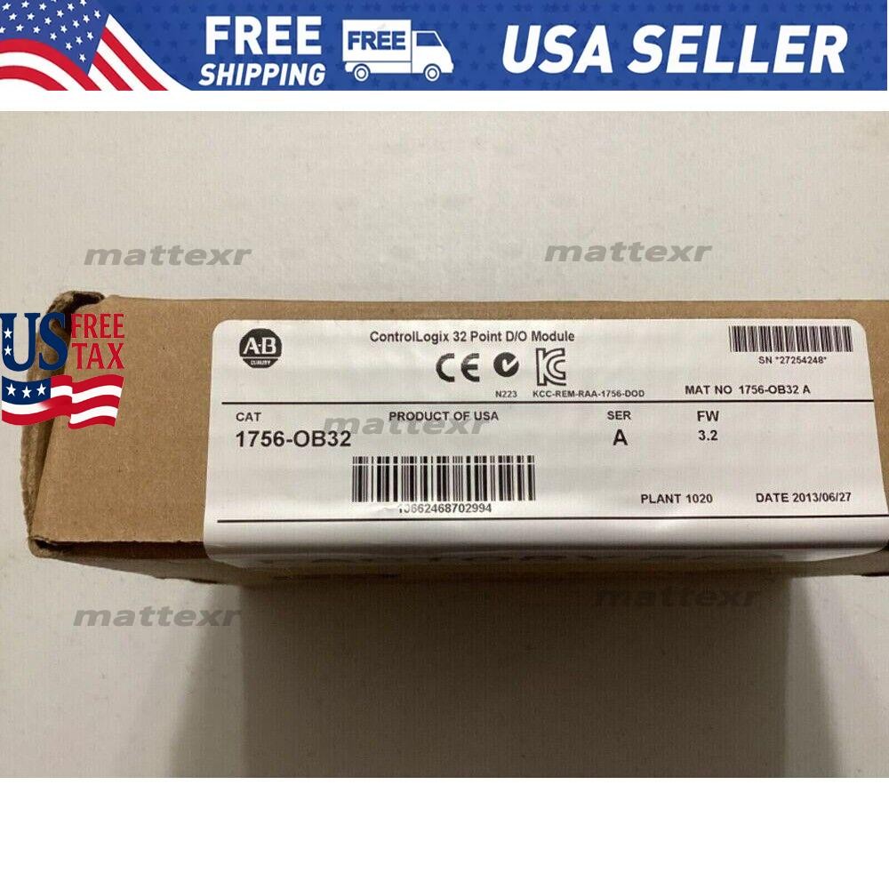 NEW-  Sealed AB 1756-OB32 SER A ControlLogix 32 Point DO Module 1756-OB32 USA