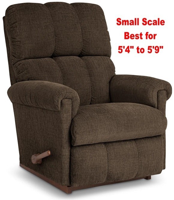 Smaller Scale Brown La-Z-Boy Rocker Recliner Lazy Boy Chair Lazyboy Recliners
